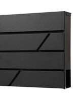 Brievenbus BRASQ PB200 Deluxe wand zwart