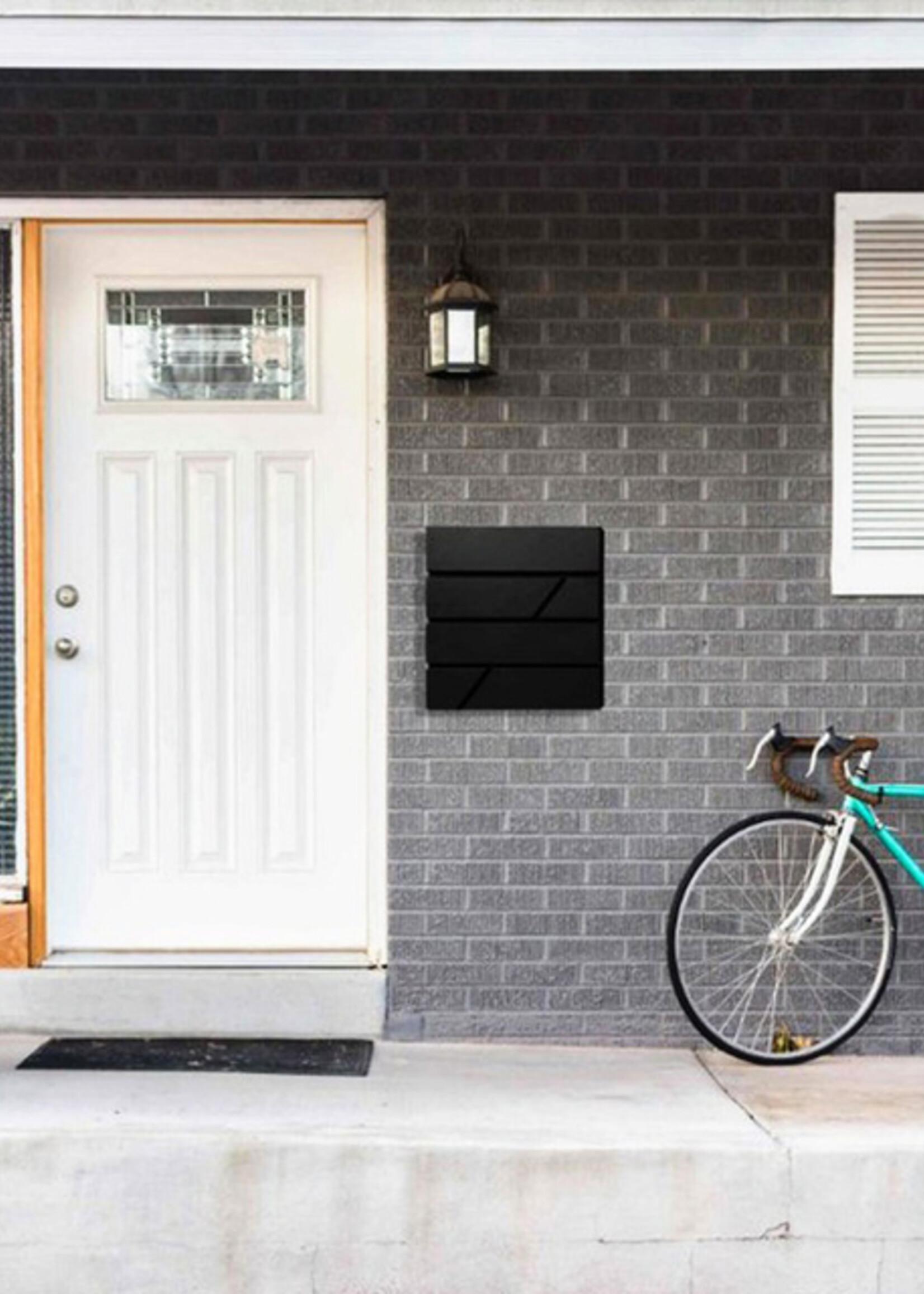 Brievenbus BRASQ PB200 Deluxe wand zwart