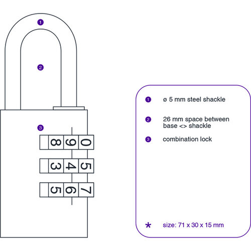 Pavo Cadenas Pavo à combinaison 41x28x12mm