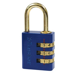 Cadenas Master Lock à combinaison laiton 30mm