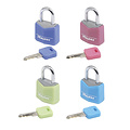 Master Lock Cadenas Master Lock 4 assorti alu 20mm