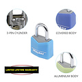 Master Lock Cadenas Master Lock 4 assorti alu 20mm