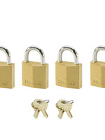 Master Lock Cadenas Master Lock 4 verrouillage égal laiton 20mm