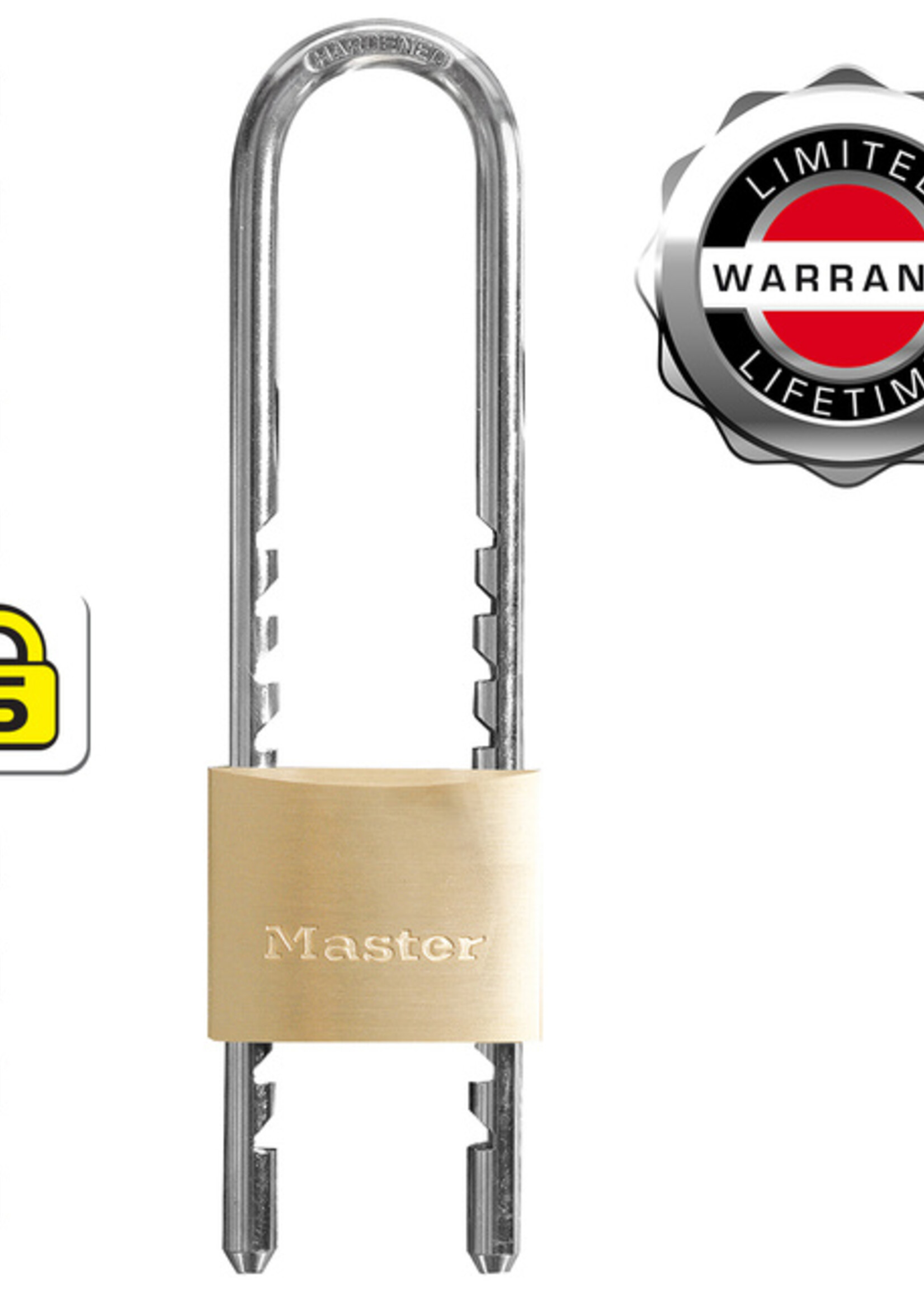 Master Lock Hangslot MasterLock verstelbaar messing 50mm