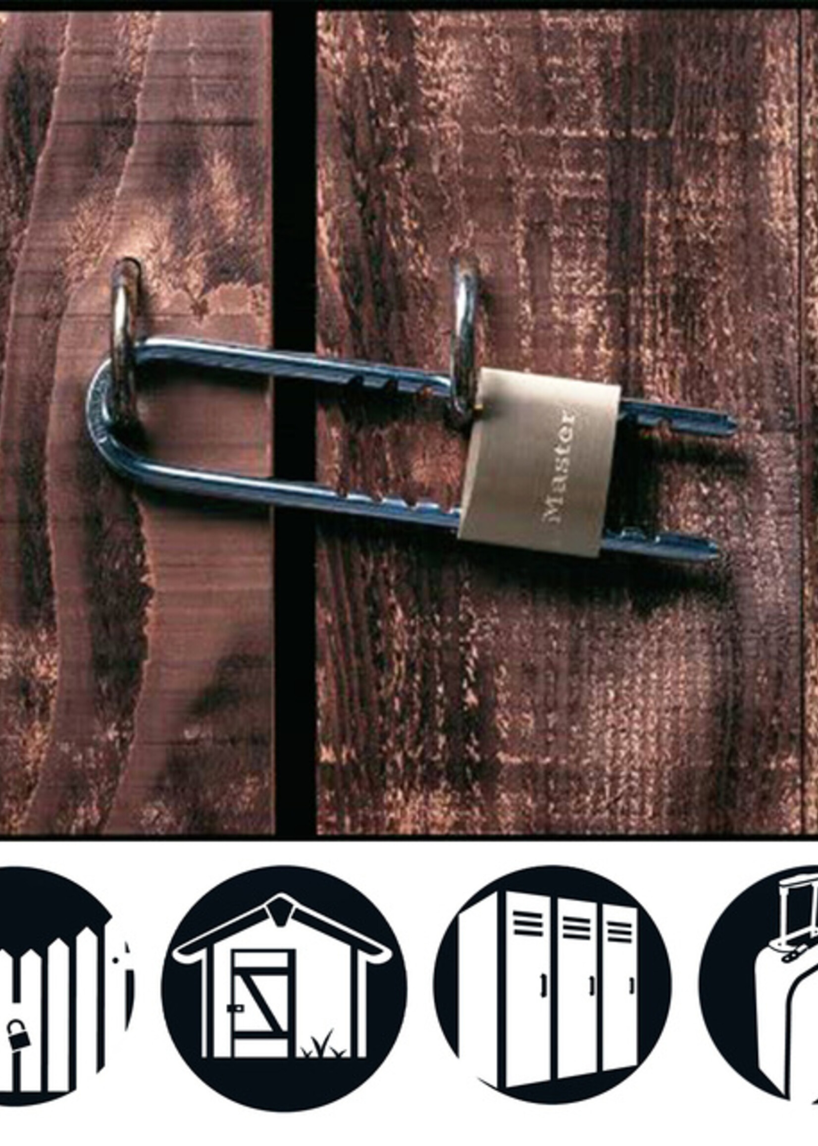 Master Lock Hangslot MasterLock verstelbaar messing 50mm