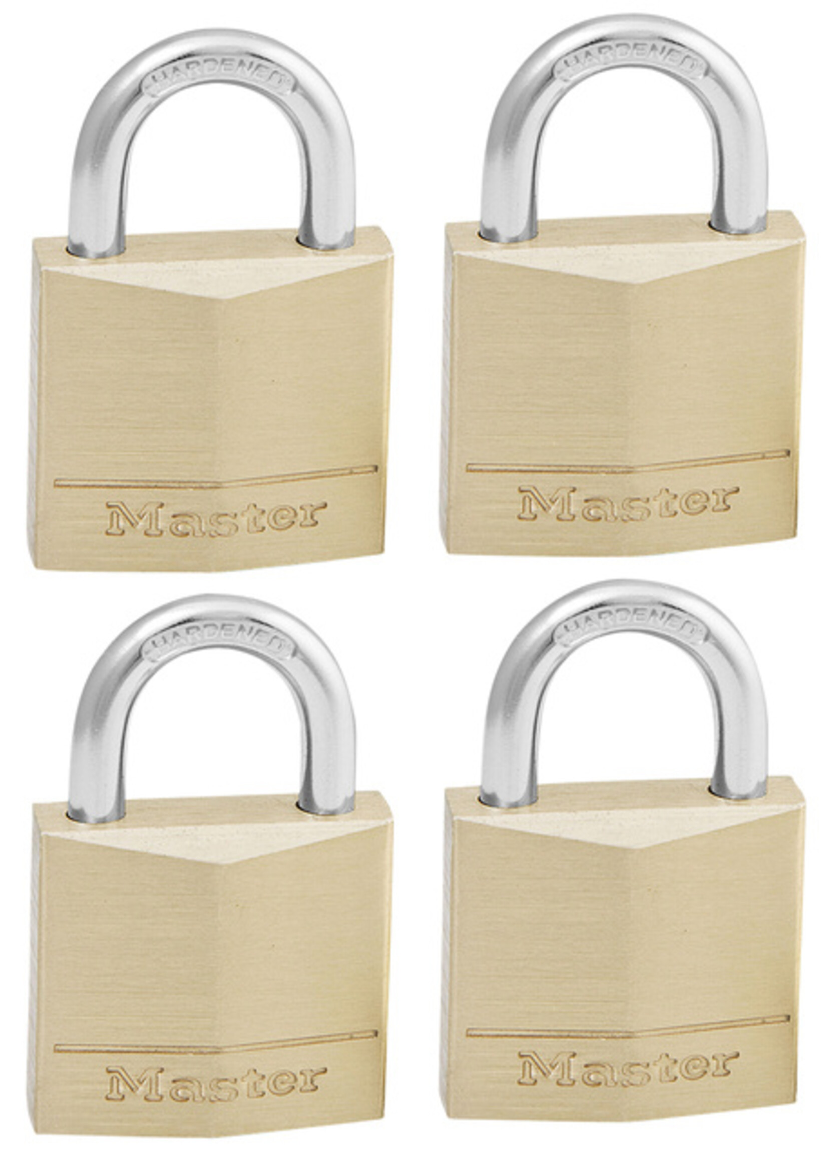 Master Lock Cadenas Master Lock 4 verrouillage égal laiton 30mm
