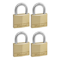 Master Lock Cadenas Master Lock 4 verrouillage égal laiton 50mm