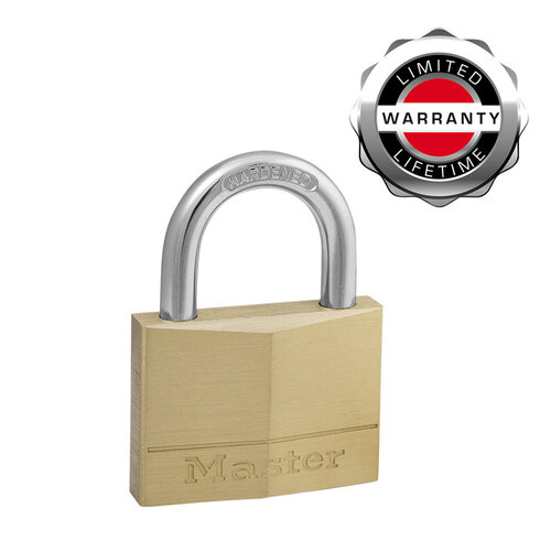Master Lock Cadenas Master Lock 4 verrouillage égal laiton 50mm