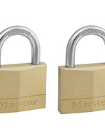 Master Lock Hangslot MasterLock 2 gelijksluitend messing 50mm