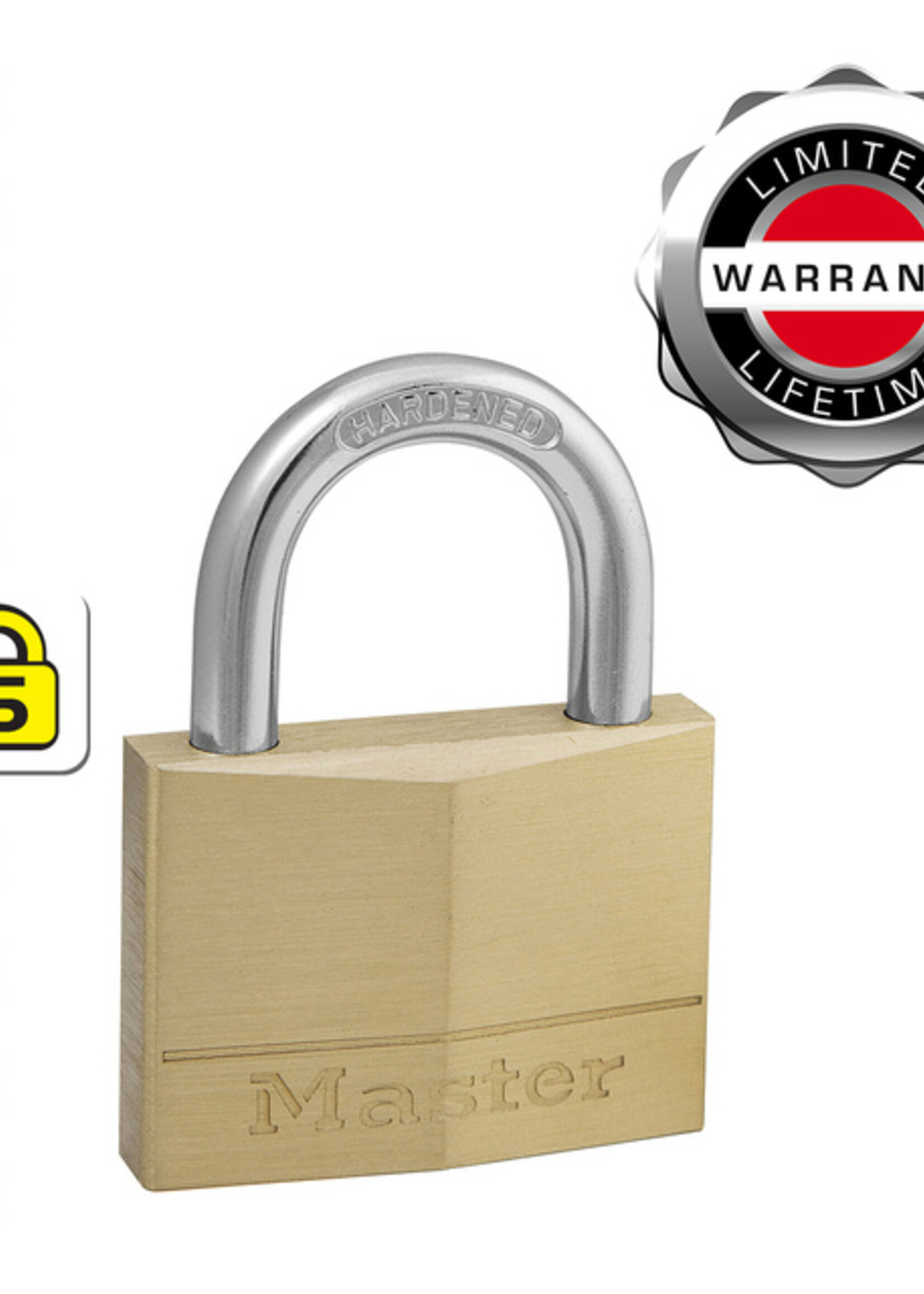 Master Lock Cadenas Master Lock 2 verrouillage égal laiton 50mm
