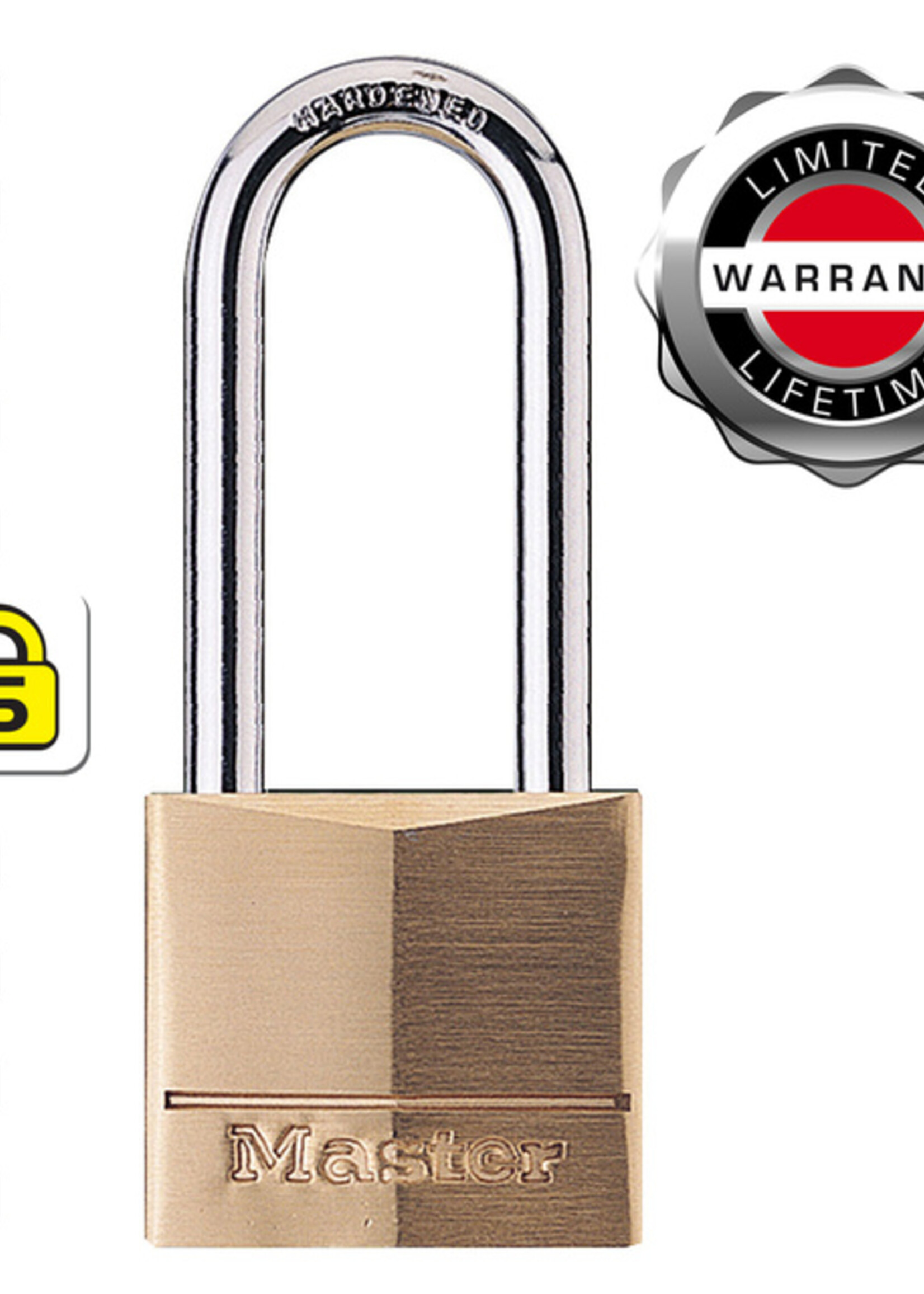 Master Lock Hangslot MasterLock beugel 51mm messing 40mm