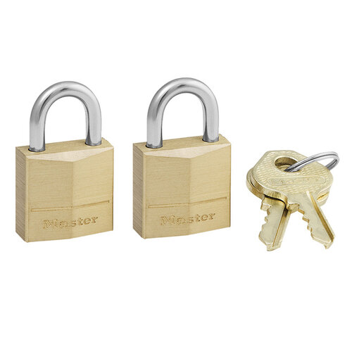 Master Lock Cadenas Master Lock 2 verrouillage égal laiton 20mm