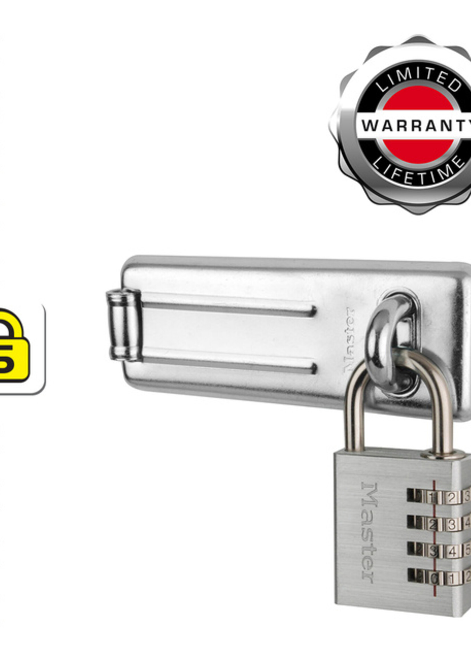 Master Lock Hangslot MasterLock overval + aluminium 40mm