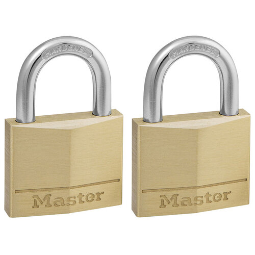 Master Lock Cadenas Master Lock 2 verrouillage égal laiton 40mm