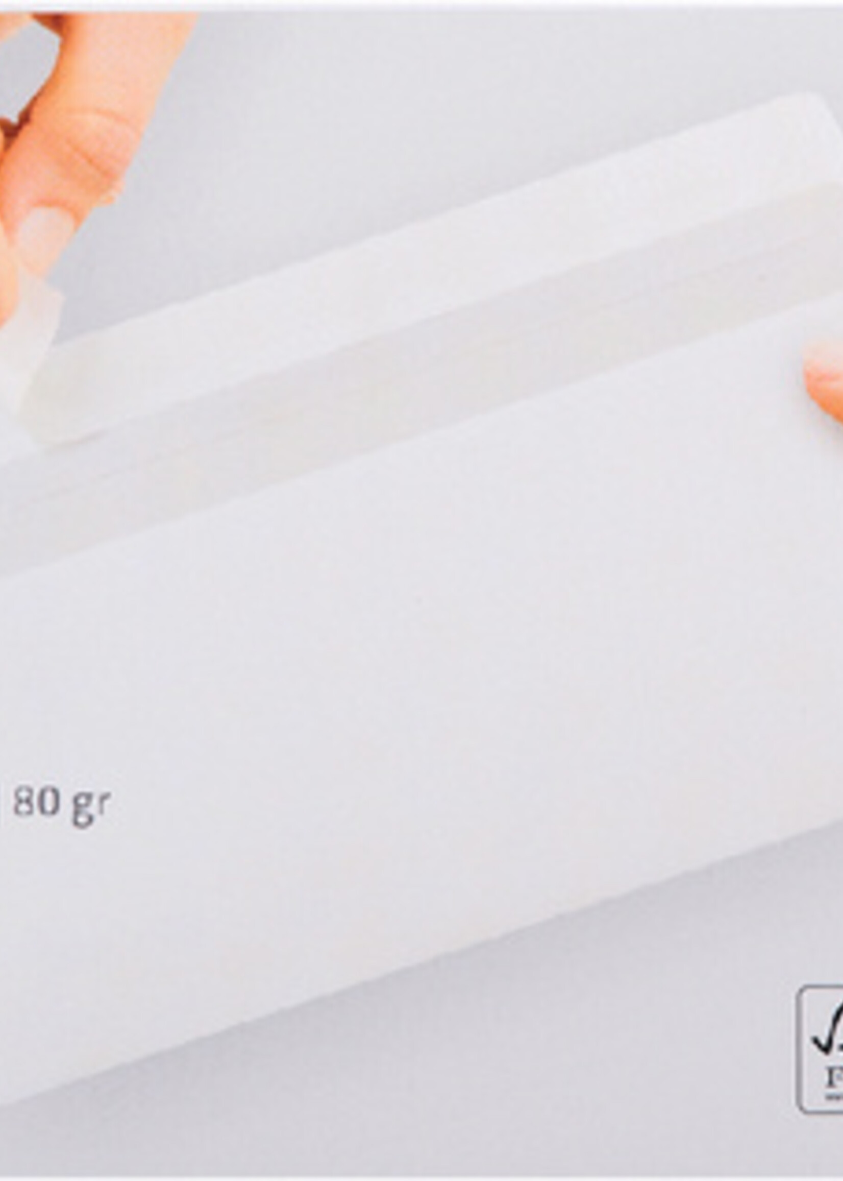 Quantore Envelop Quantore bank EA5/6 110x220mm zelfklevend wit 25stuk