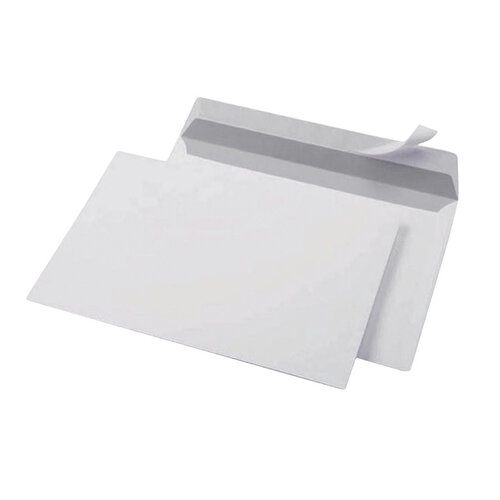 Quantore Enveloppe Quantore C6 114x162mm autocollante blanc 25pcs