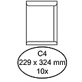 Quantore Envelop Quantore akte C4 229x324mm zelfklevend wit 10stuks