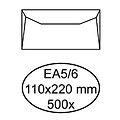 Quantore Envelop Quantore bank EA5/6 110x220mm wit 500 stuks