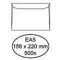 Quantore Envelop Quantore bank EA5 156x220mm wit 500stuks