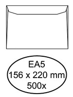 Quantore Envelop Quantore bank EA5 156x220mm wit 500stuks
