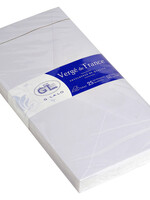 G.LALO Envelop G.Lalo bank DL 110x220mm gegomd gevergeerd wit