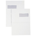 Quantore Envelop Quantore 229x324mm venster 4x11cm links 250stuks