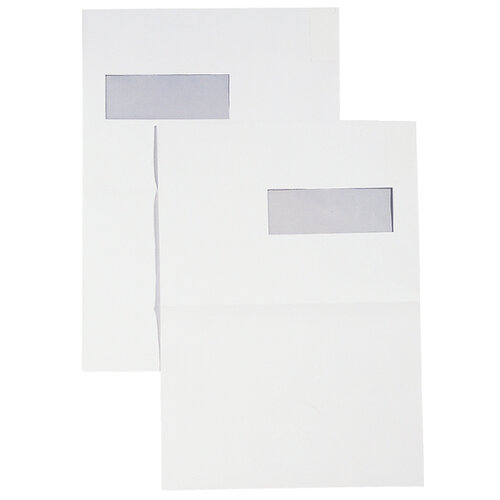 Quantore Envelop Quantore 229x324mm venster 4x11cm links 250stuks