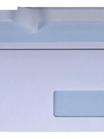 Quantore Envelop Quantore 114x229mm venster 4x11cm rechts zelfk 50st