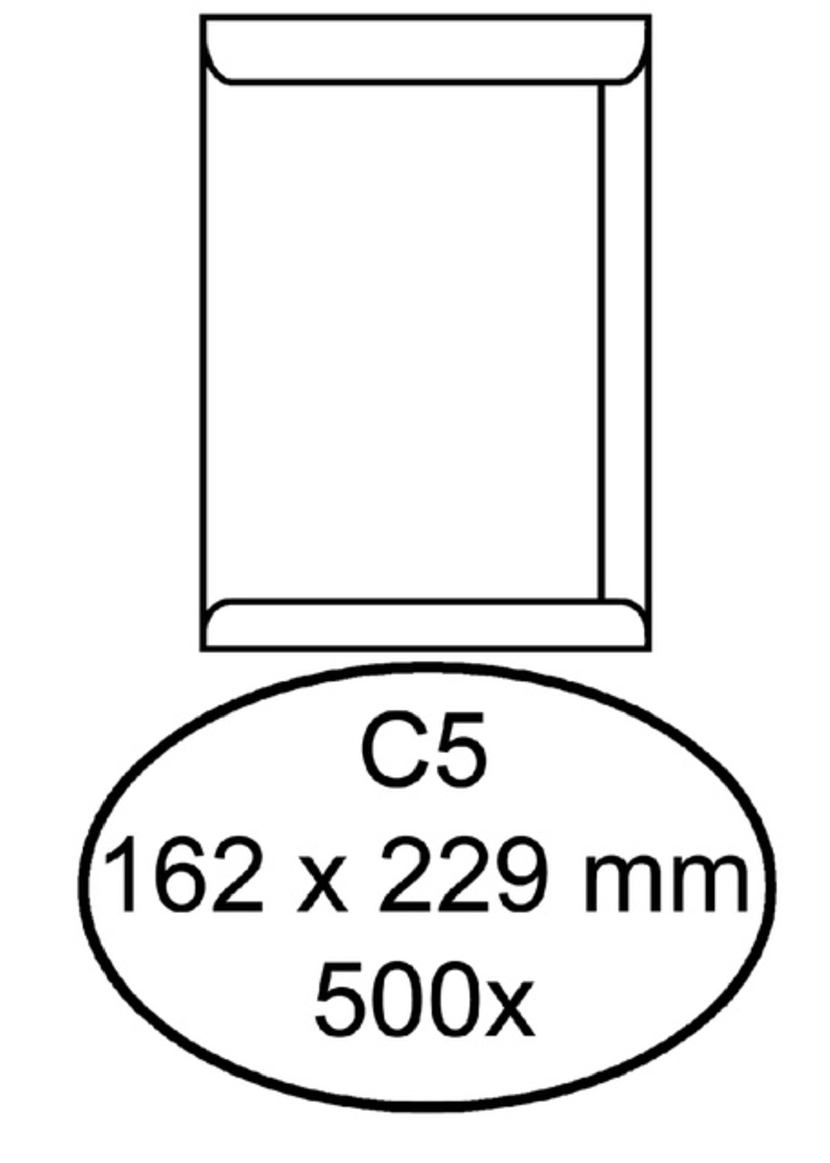 Quantore Enveloppes Quantore C5 162x229mm blanc 500 pièces