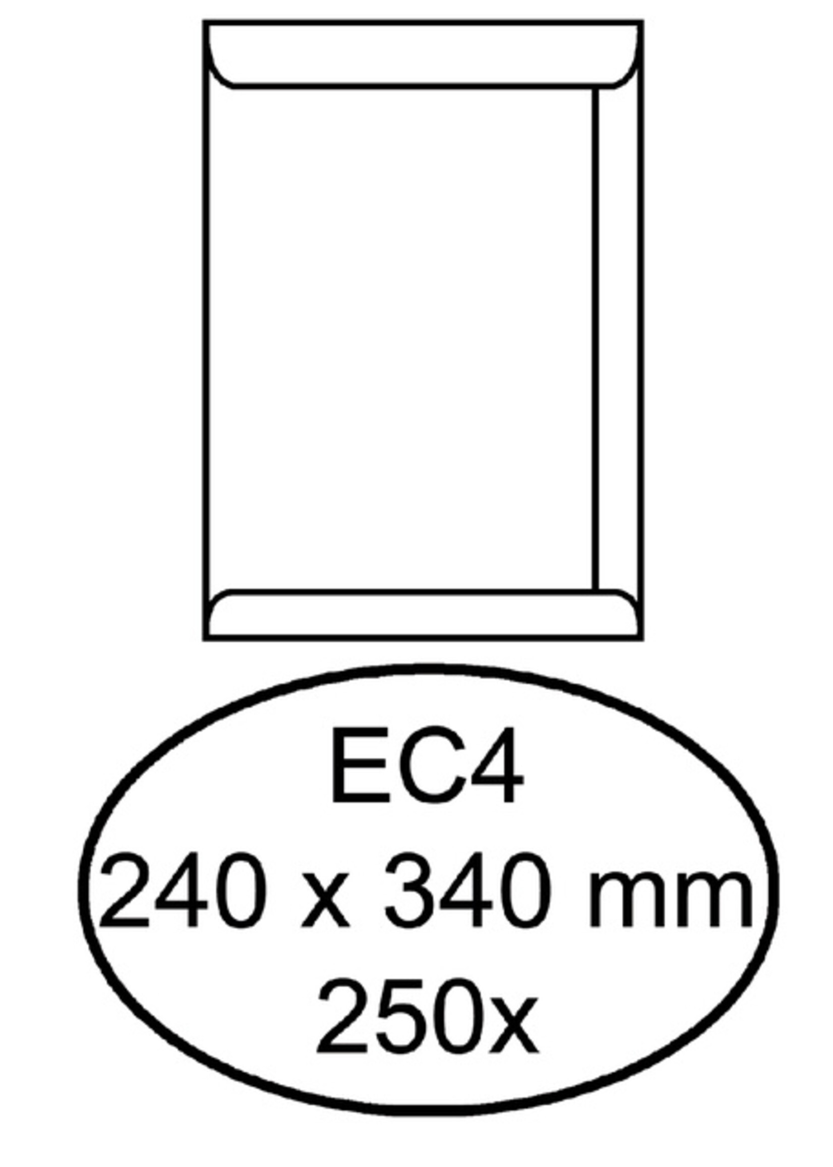 Quantore Enveloppe Quantore EC4 240x340mm blanc 250 pièces