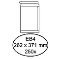 Quantore Enveloppe Quantore EB4 262x371mm autocollant blanc 250 pièces