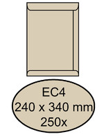 Quantore Enveloppe Quantore EC4 240x340mm kraft crème 250 pièces