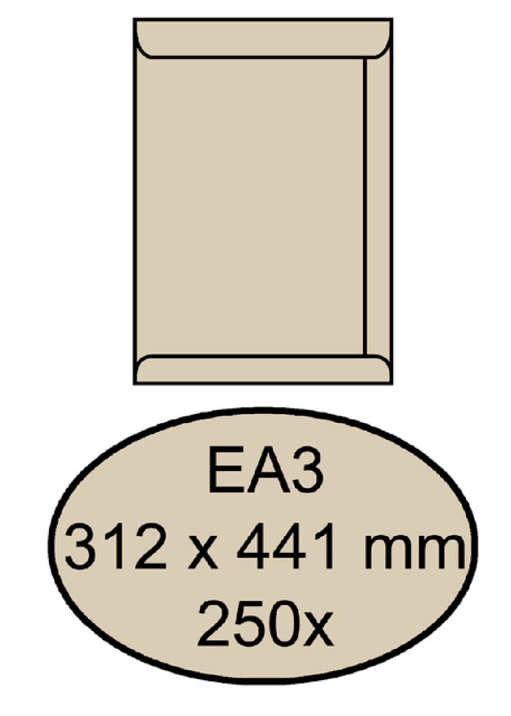 Quantore Envelop Quantore akte EA3 312x441mm cremekraft 250stuks