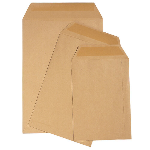 Quantore Envelop Quantore akte C5 162x229mm bruinkraft 90g/m² 500stuks