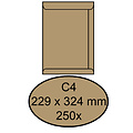 Quantore Enveloppe Quantore C4 229x2324mm kraft brun 250 pièces