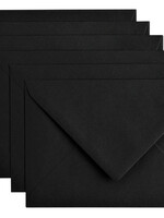 Papicolor Enveloppe Papicolor C6 114x162mm noir corbeau