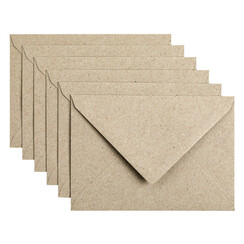 Enveloppe Papicolor C6 114x162mm kraft gris