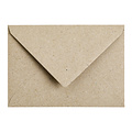 Papicolor Envelop Papicolor C6 114x162mm kraft grijs