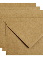Papicolor Envelop Papicolor C6 114x162mm kraft bruin