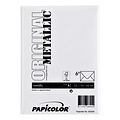 Papicolor Enveloppe Papicolor C6 114x162mm blanc perle métallisé