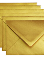Papicolor Enveloppe Papicolor C6 114x162mm or métallisé