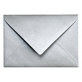 Papicolor Enveloppe Papicolor C6 114x162mm argent métallisé