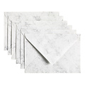 Papicolor Envelop Papicolor C6 114x162mm marble grijs