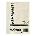 Papicolor Envelop Papicolor C6 114x162mm marble Ivoor