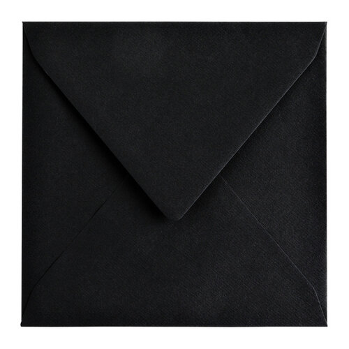 Papicolor Enveloppe Papicolor 140x140mm noir corbeau