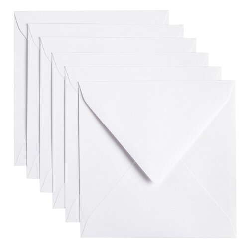 Papicolor Enveloppe Papicolor 140x140mm kraft blanc