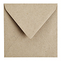 Papicolor Envelop Papicolor 140x140mm kraft grijs