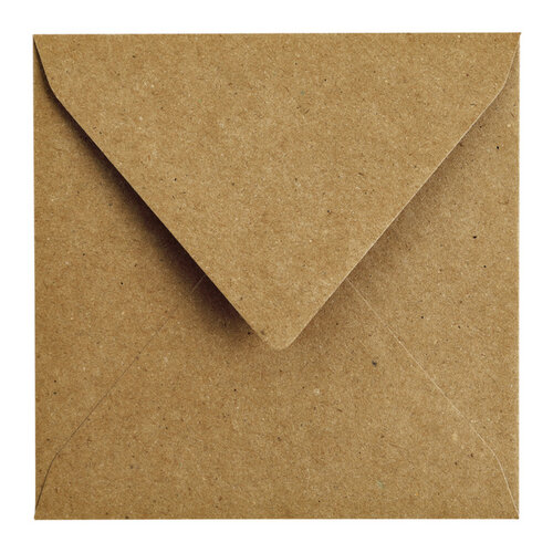 Papicolor Enveloppe Papicolor 140x140mm kraft brun