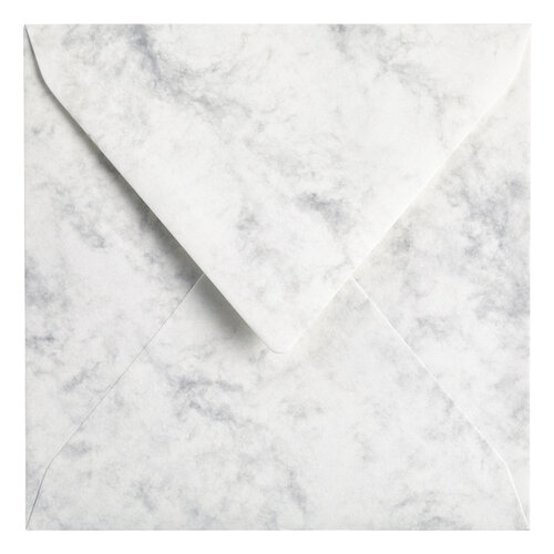 Papicolor Envelop Papicolor 140x140mm marble grijs