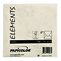 Papicolor Enveloppe Papicolor 140x140mm 6 pièces ivoire marbré